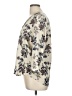 Fun2Fun 100% Rayon Floral Ivory 3/4 Sleeve Blouse Size M - photo 5
