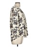 Fun2Fun 100% Rayon Floral Ivory 3/4 Sleeve Blouse Size M - photo 4