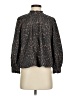 Rails Animal Print Brown Long Sleeve Blouse Size XS - photo 1
