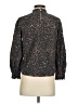 Rails Animal Print Brown Long Sleeve Blouse Size XS - photo 2