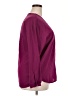 Lands' End 100% Polyester Burgundy Long Sleeve Blouse Size 18 - photo 4
