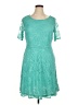 Wrapper Teal Cocktail Dress Size 1X - photo 1