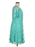 Wrapper Teal Cocktail Dress Size 1X - photo 4