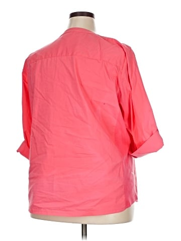 Rebecca Malone 3/4 Sleeve Button-Down Shirt (view 1)