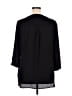 Sharagano 100% Polyester Black 3/4 Sleeve Blouse Size 2X - photo 2