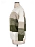 Andree by UNIT Color Block Green Pullover Sweater Size 1X - photo 5