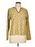 Easy Spirit Yellow Long Sleeve Blouse Size L - photo 1