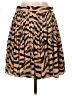 J.Crew 100% Polyester Animal Print Brown Casual Skirt Size 2 - photo 2