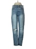 7 For All Mankind Hearts Blue Jeans Size 25 waist - photo 1