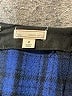 Gap Plaid Blue Wool Skirt Size 4 - photo 4