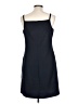 Bebe 100% Polyester Solid Blue Cocktail Dress Size L - photo 2