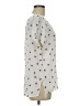 Ella Moss 100% Rayon Polka Dots Silver Short Sleeve T-Shirt Size M - photo 5