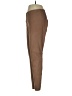 Lyssé Solid Brown Casual Pants Size M - photo 5