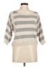 Olive and Oak 100% Cotton Stripes Gray Pullover Sweater Size M - photo 1