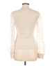Shein Ivory Long Sleeve Blouse Size 6 - photo 2