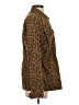 Carly Jean 100% Cotton Animal Print Brown Jacket Size S - photo 4
