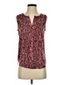 Left Coast by Dolan 100% Polyester Burgundy Sleeveless Blouse Size XS - photo 1