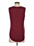 Left Coast by Dolan 100% Polyester Burgundy Sleeveless Blouse Size XS - photo 2