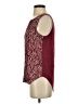 Left Coast by Dolan 100% Polyester Burgundy Sleeveless Blouse Size XS - photo 5