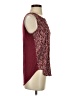 Left Coast by Dolan 100% Polyester Burgundy Sleeveless Blouse Size XS - photo 4