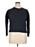 Everlane 100% Cotton Black Blue Pullover Sweater Size L - photo 1