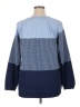 Karen Scott 100% Cotton Color Block Blue Pullover Sweater Size XL - photo 2