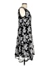 Perceptions Graphic Black Casual Dress Size S - photo 4