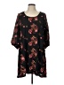Beige by ECI 100% Polyester Paisley Black Casual Dress Size L - photo 1