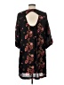 Beige by ECI 100% Polyester Paisley Black Casual Dress Size L - photo 2