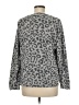 Phil Love Animal Print Gray Pullover Sweater Size M - photo 2