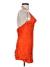 Zara 100% Polyester Orange Cocktail Dress Size S - photo 4