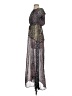 Lulus 100% Polyester Print Gray Cocktail Dress Size S - photo 5