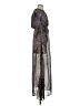 Lulus 100% Polyester Print Gray Cocktail Dress Size S - photo 4