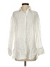 Zara Ivory Long Sleeve Button-Down Shirt Size S - photo 1