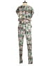 Bebe Print Green Jumpsuit Size S - photo 2