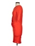 Helmut Solid Orange Cocktail Dress Size S - photo 5