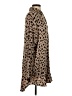 LNA Animal Print Brown Long Sleeve Blouse Size S - photo 4