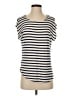 Green Envelope Stripes Ivory Short Sleeve T-Shirt Size M - photo 1