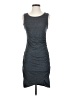 Leith Solid Gray Casual Dress Size S - photo 1
