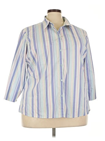 A.L.C. 3/4 Sleeve Button-Down Shirt (view 1)