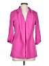Wearever Pink 3/4 Sleeve Blouse Size L - photo 1