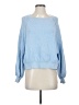 Free People Blue Pullover Sweater Size XS - photo 1
