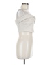 Shein Ivory Sleeveless Blouse Size 6 - photo 4