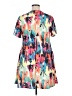 Unbranded Print Teal Casual Dress Size XL - photo 2