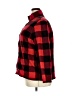 Bonnie Evans 100% Polyester Plaid Red Cardigan Size 2X - photo 5