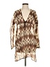 Collection Eighteen 100% Polyester Brown Long Sleeve Blouse Size S - photo 1