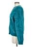 Broadway 38 100% Nylon Solid Teal Pullover Sweater Size M - photo 5