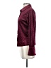 MOTF Animal Print Burgundy Long Sleeve Blouse Size S - photo 5