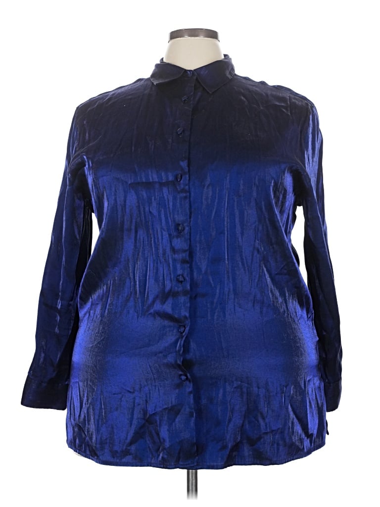 Pre-owned Karen Scott Casual Dress In Blue