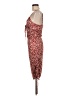 Shein Animal Print Red Cocktail Dress Size M - photo 5